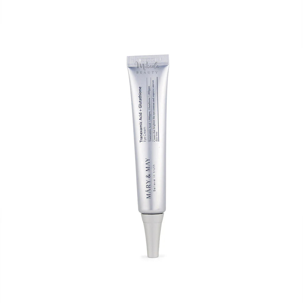 Mary & May Tranexamic Acid + Glutathione Eye Cream – Krema za područje oko očiju za posvjetljivanje i njegu