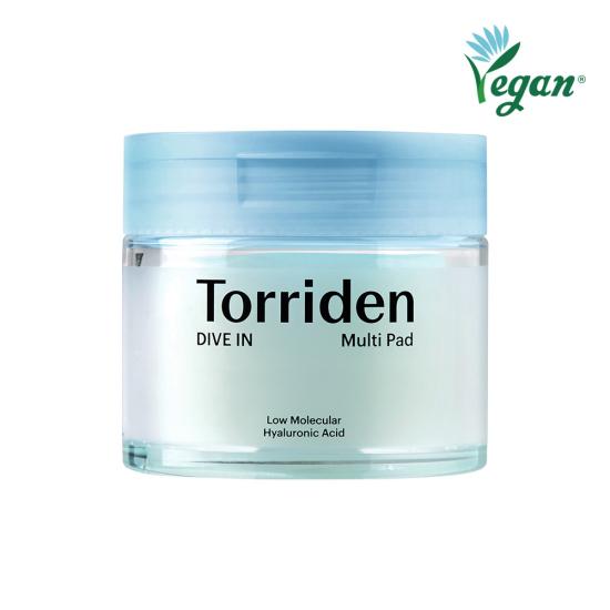 Torriden Dive-in Multi Pad 80pcs / 160ml – Toner jastučići za čišćenje, eksfolijaciju i hidrataciju