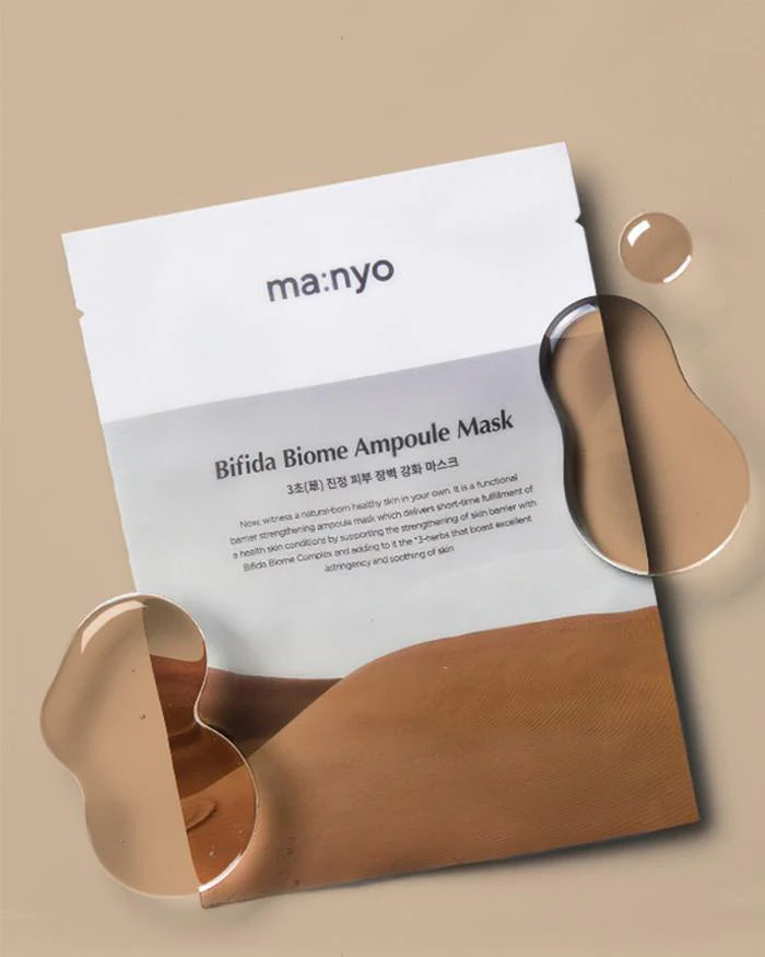 Ma:nyo Bifida Biome Ampoule Mask 30 g – Obnavljajuća maska za jačanje kožne barijere