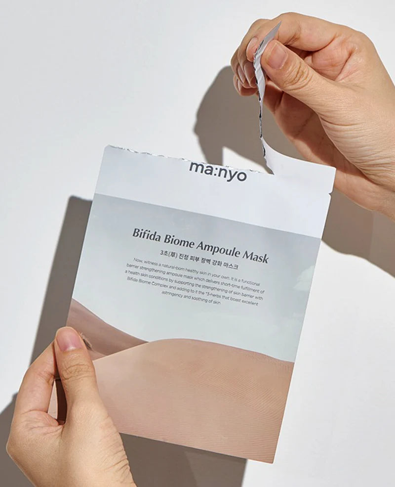 Ma:nyo Bifida Biome Ampoule Mask 30 g – Obnavljajuća maska za jačanje kožne barijere