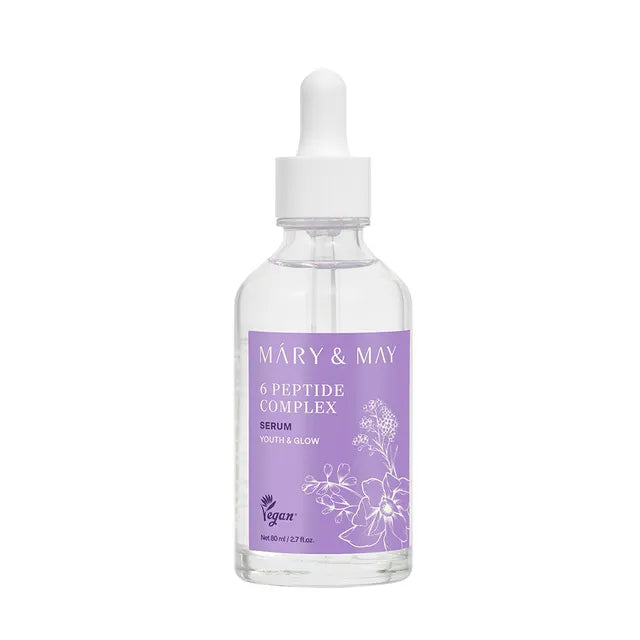 Mary & May 6 Peptide Complex Serum 80 ml – Serum za elastičnost i zaglađivanje kože