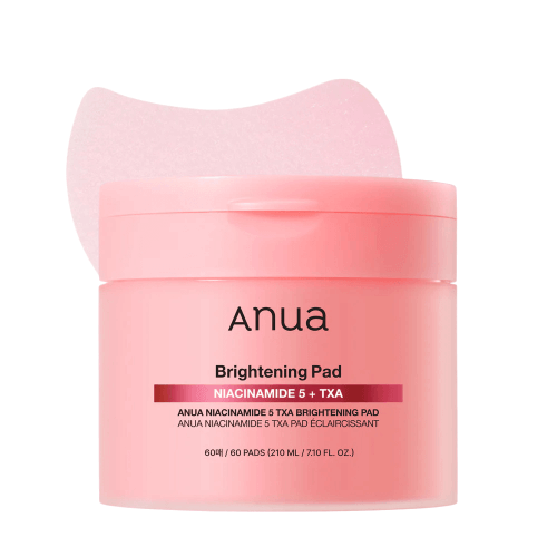 Anua Brightening Niacinamide 5% + TXA Pads 210ml, 60 kom – Piling i posvjetljivanje tena