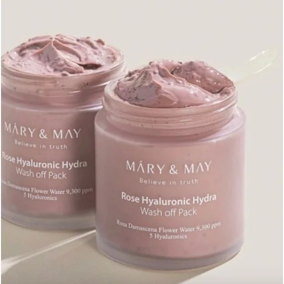 Mary & May Rose Hyaluronic Hydra Wash Off Pack 125 g – Hidratantna maska za lice