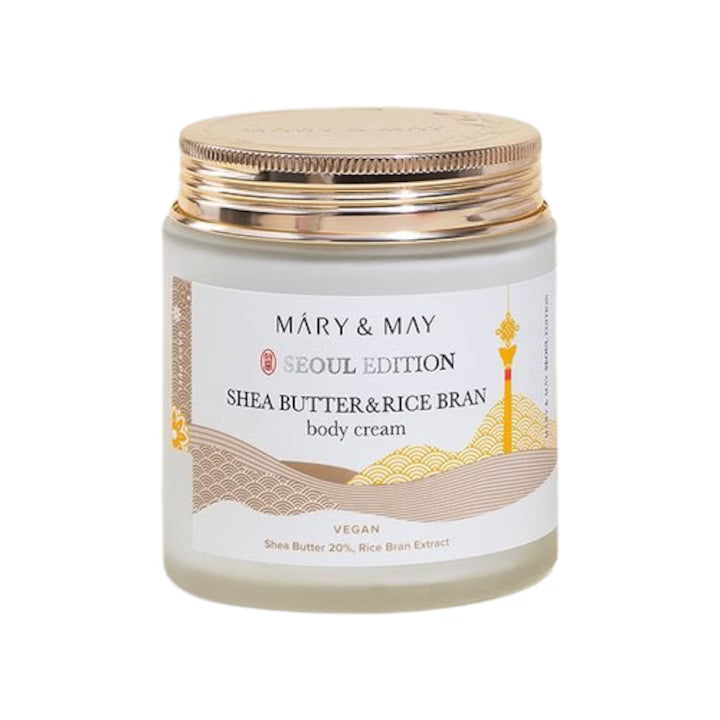 Mary & May Shea Butter & Rice Bran Body Cream Seoul Edition 250 ml – Hranjiva krema za tijelo