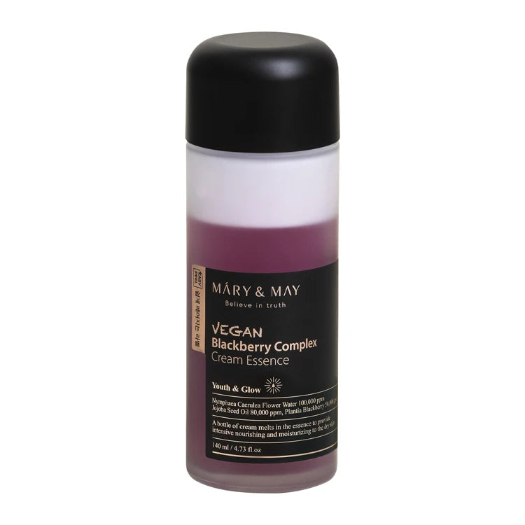 Mary & May Vegan Blackberry Complex Cream Essence 140 ml – Hidratantna esencija za blistavu kožu